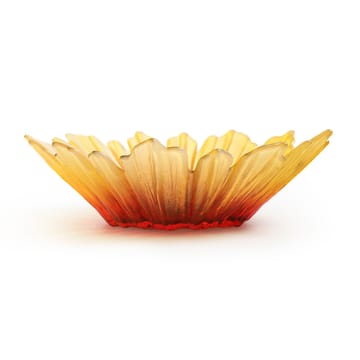 Solsikke glasskål gul - Lille Ø17 cm
​ - Målerås Glasbruk