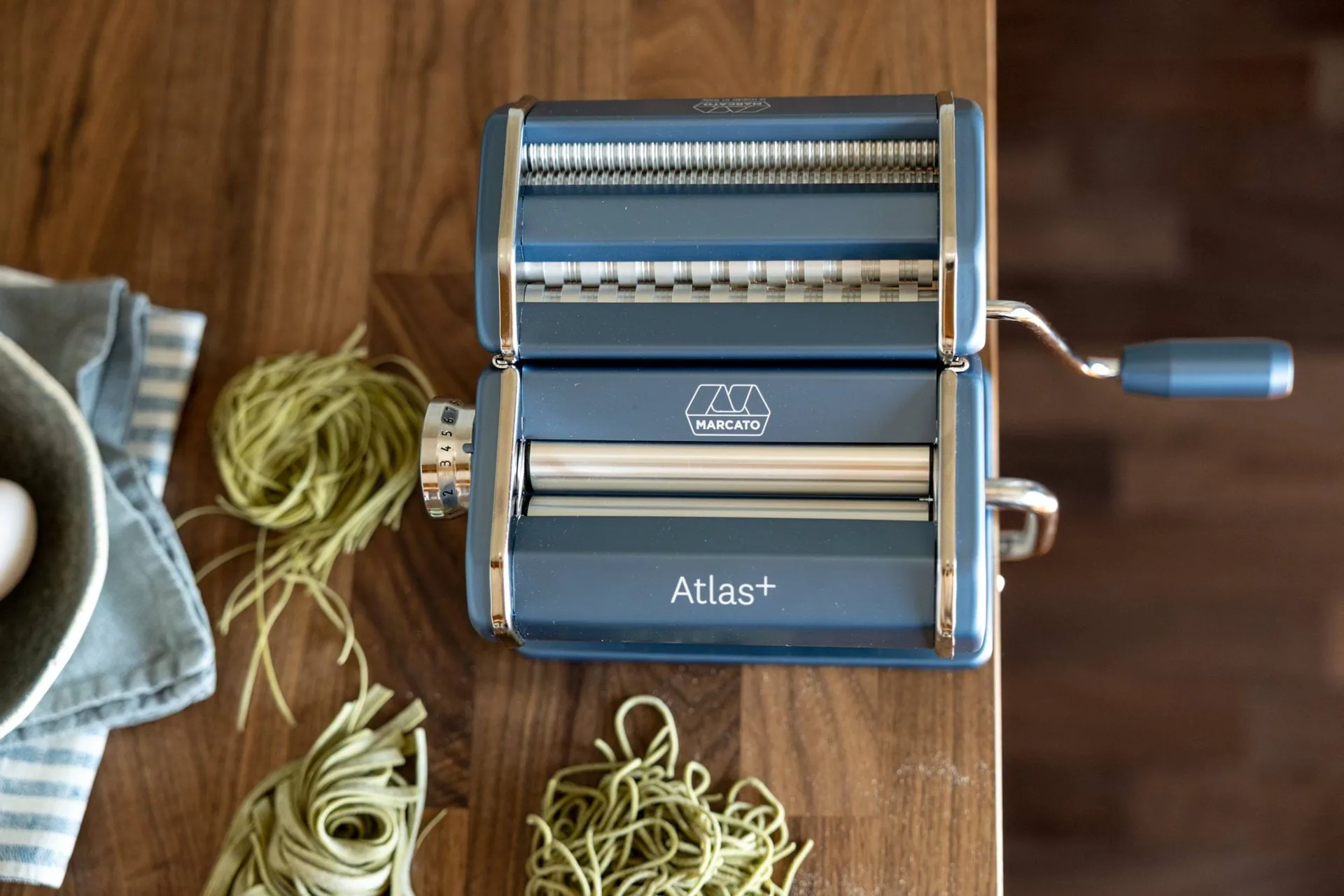 Marcato Atlas 150+ pastamaskine, Powder blå Marcato