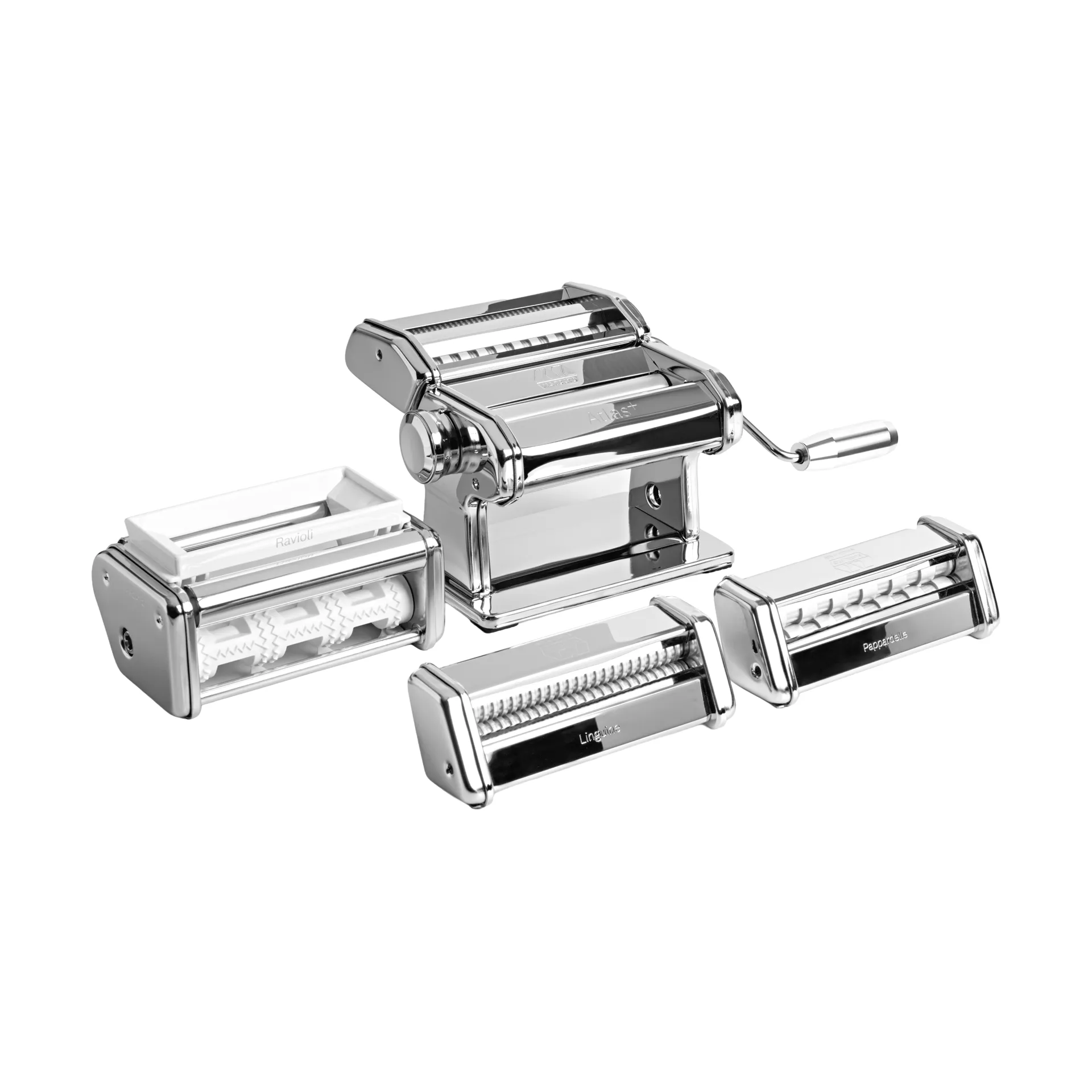 Marcato Multipast giftset pastamaskine, Stål Marcato