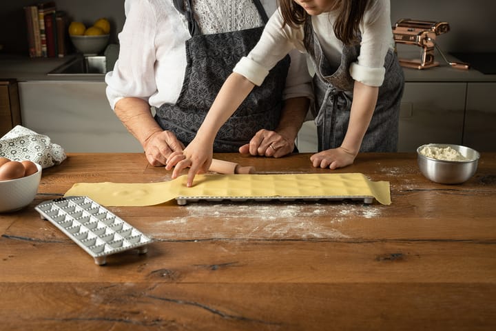 Marcato ravioliplade inkl. kagerulle firkantet ravioli - 24 stk. - Marcato