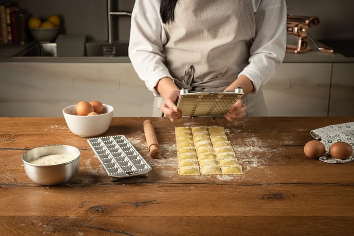 Marcato ravioliplade inkl. kagerulle firkantet ravioli - 24 stk. - Marcato