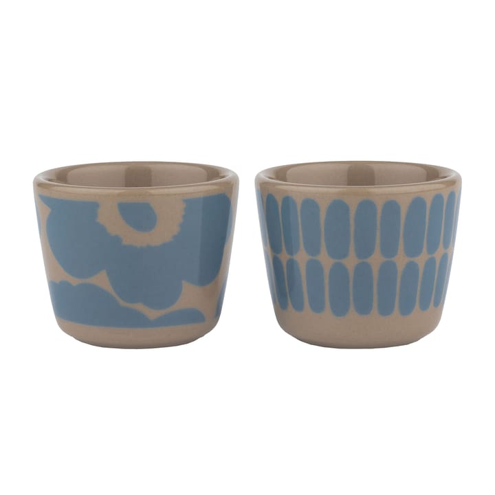 Alku æggebæger 2-pak, Terra/Sky blue Marimekko