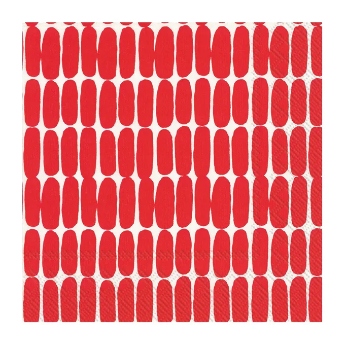 Alku servietter 33x33 cm 20-pak, Rød Marimekko