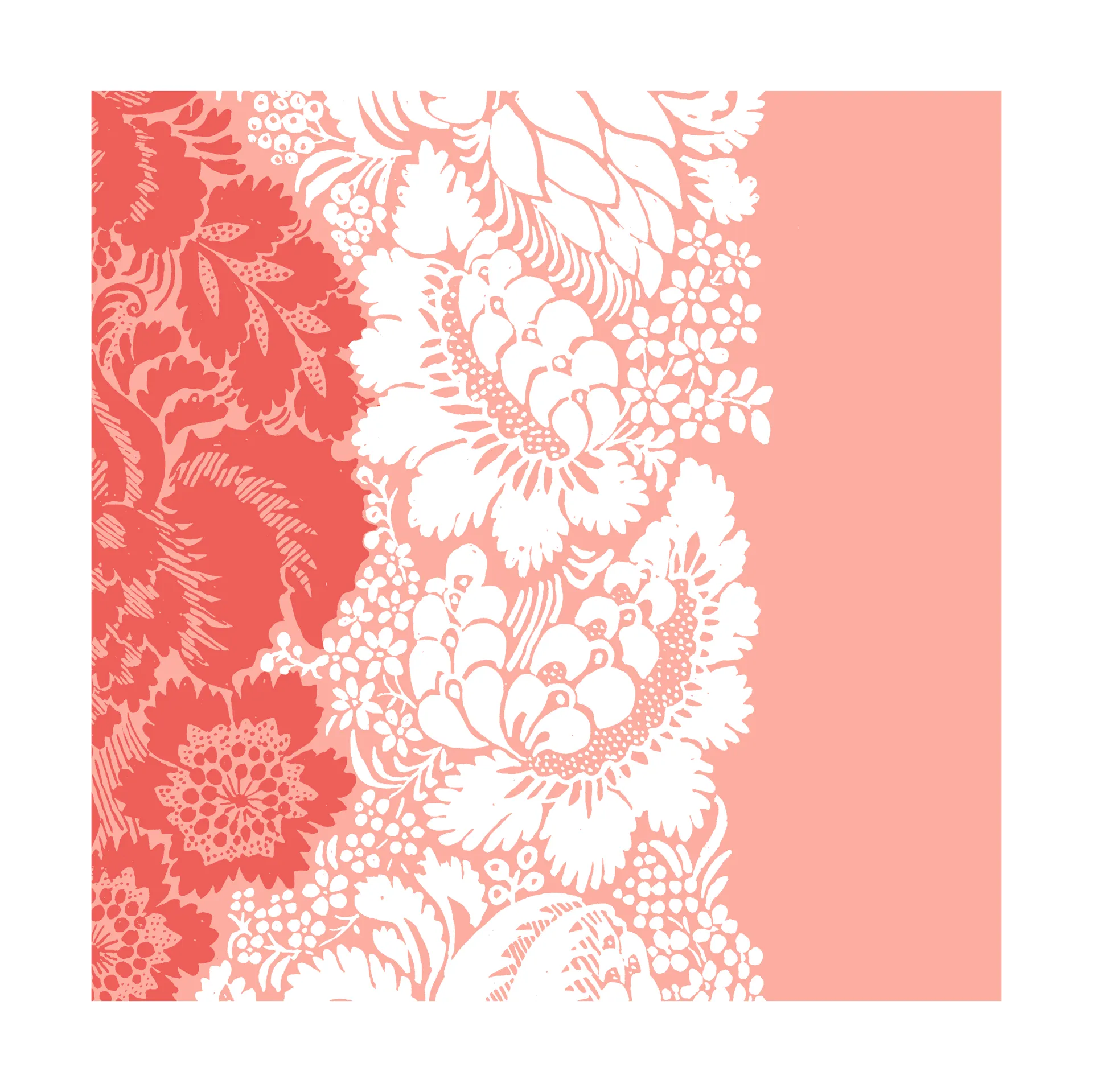 Ananas servietter 33x33 cm 20-pak, Raspberry Marimekko