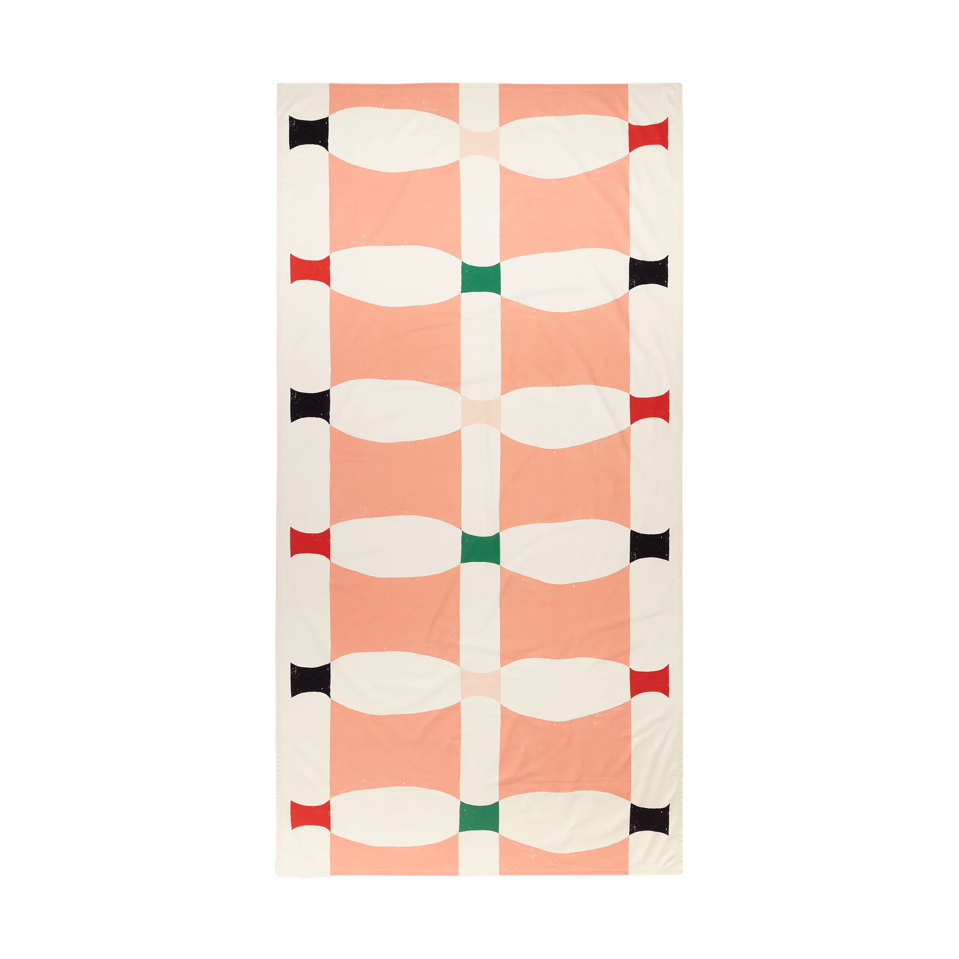 Atalaya dug 140x273 cm, Cotton-peach-green Marimekko