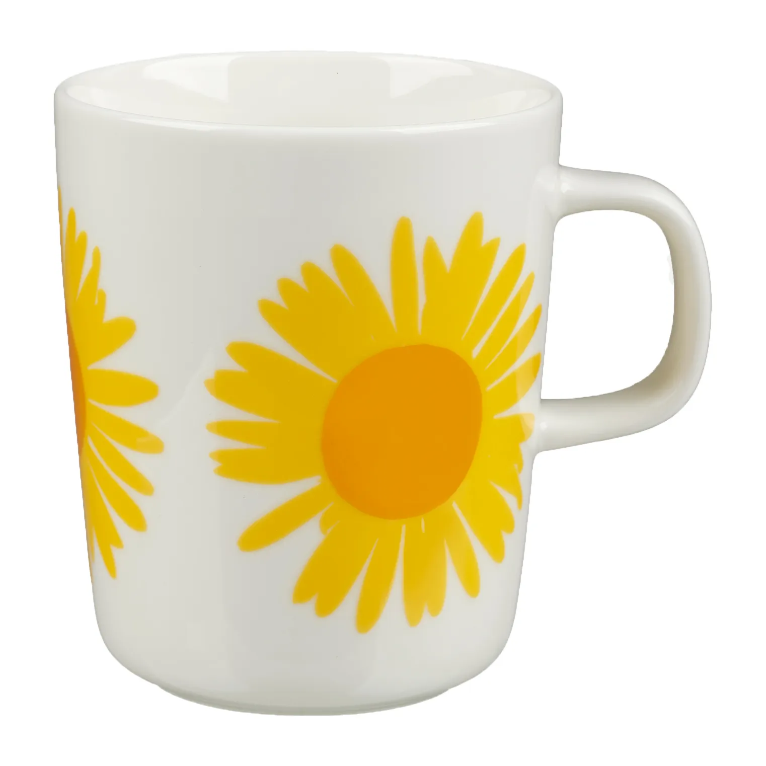 Auringonkukka krus 25 cl, Gul/Hvid Marimekko