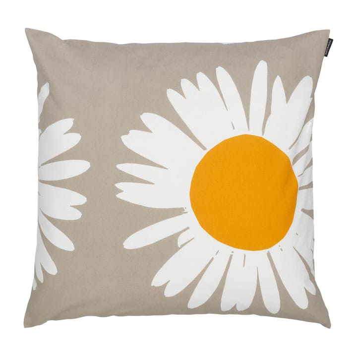 Auringonkukka pudebetræk 50x50 cm - Beige/Hvid - Marimekko