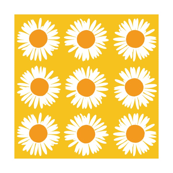 Auringonkukka serviet 33x33 cm 20-pak - Yellow - Marimekko