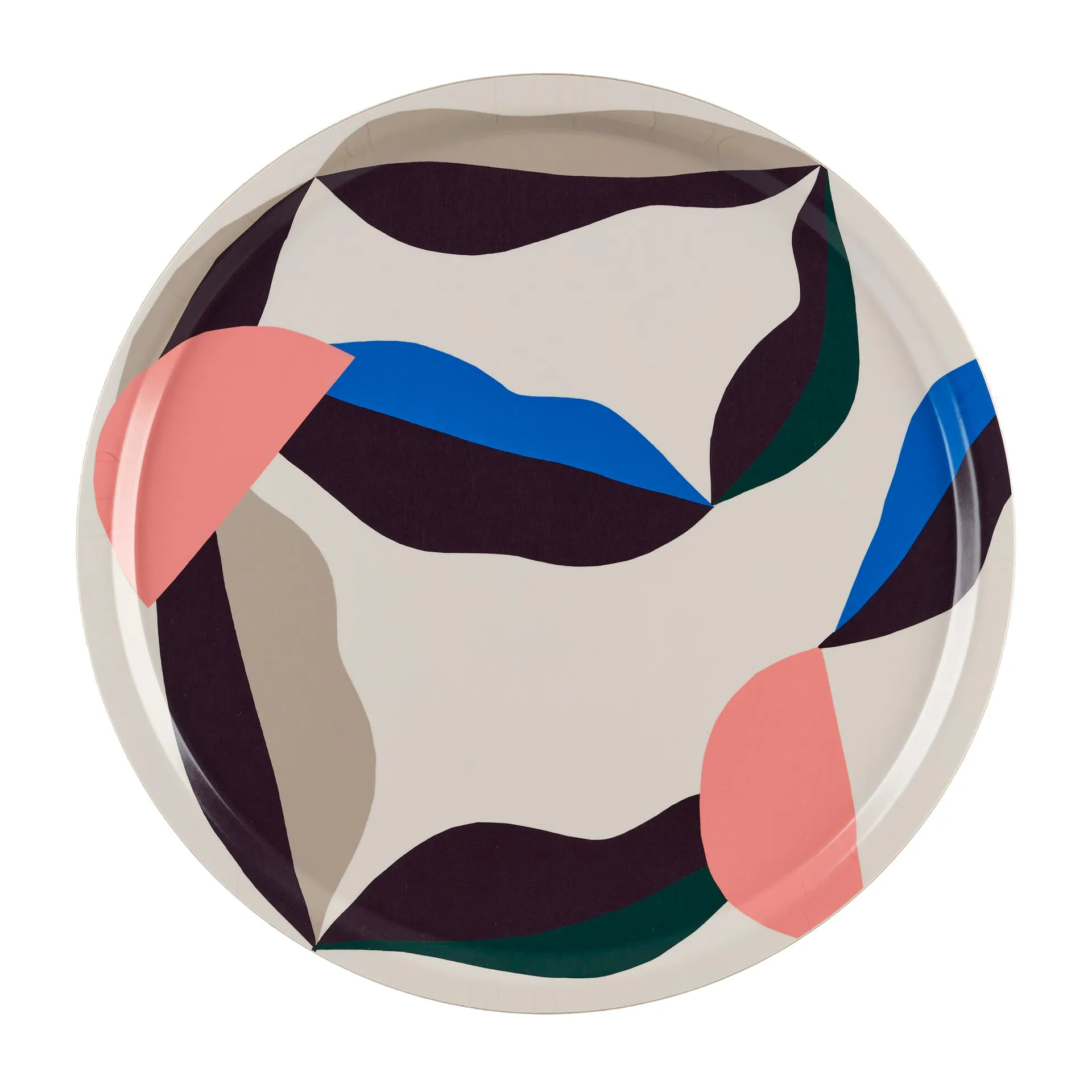 Berry bakke Ø46 cm, Naturalwhite/Blue/Powder Marimekko