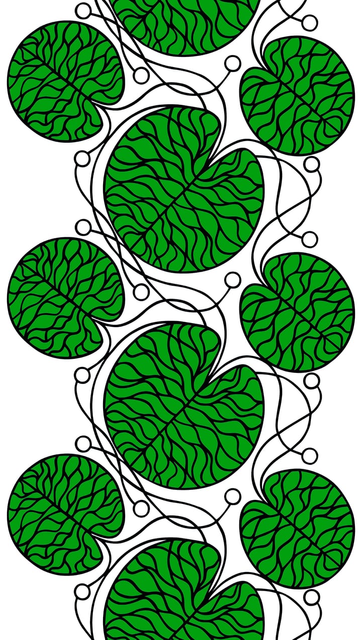 Bottna grønt tekstil, grøn Marimekko