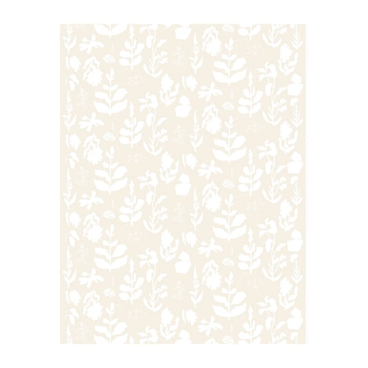 Elokuun Varjot stof bomuldsvoile, Beige/Hvid Marimekko