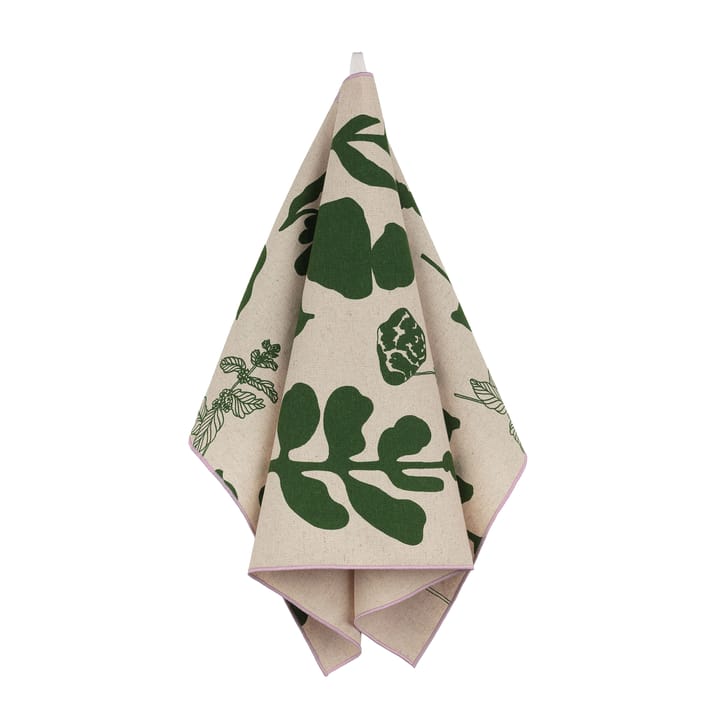 Elokuun Varjot viskestykke 47x70 cm - Grøn/Beige - Marimekko