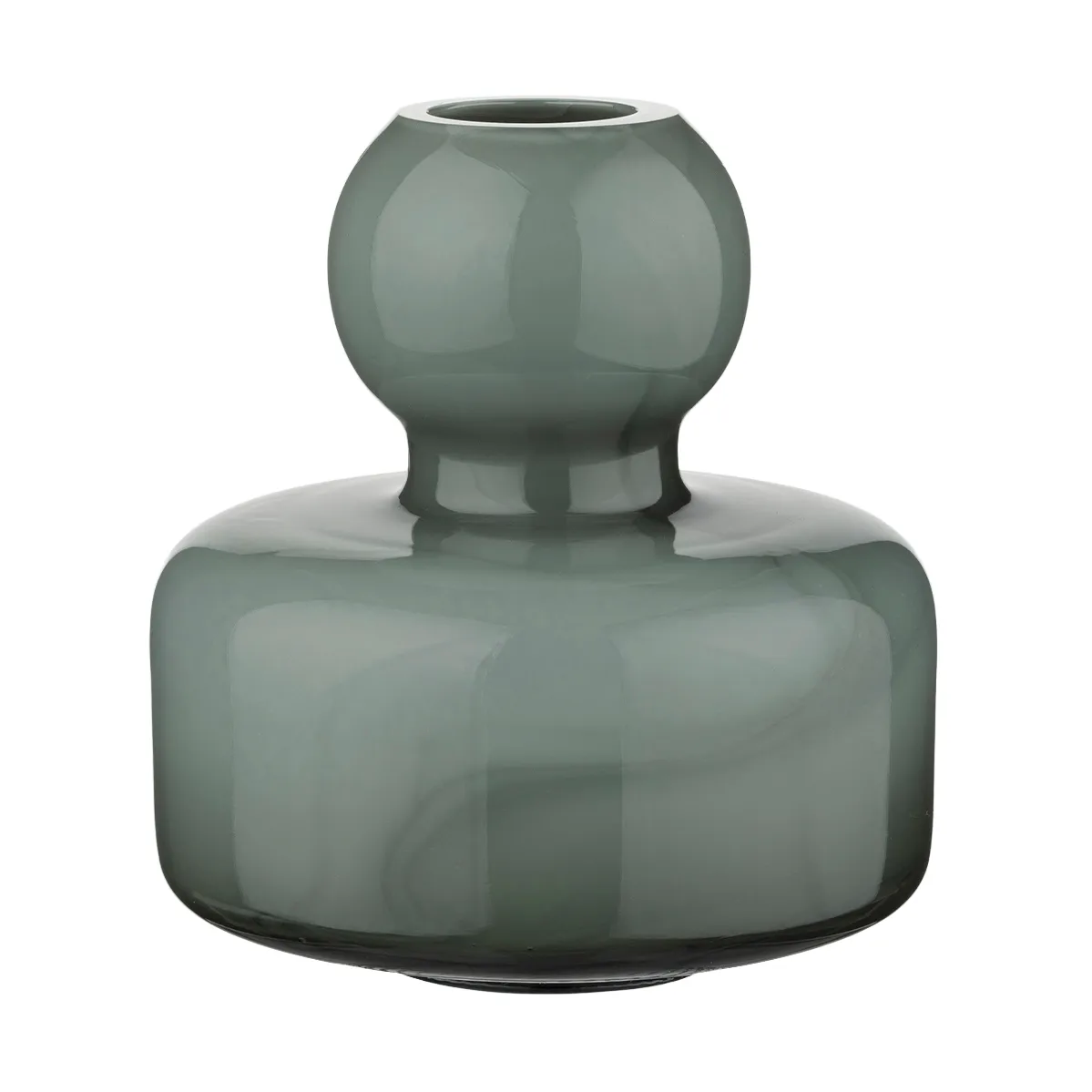 Flower vase Ø10 cm, Charcoal Marimekko