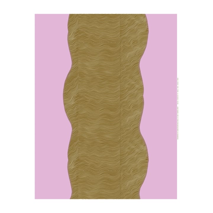 Gabriel Näkki stof, Lyserød/Brun Marimekko