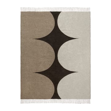 Härkä plaid 170x130 cm - sort-brun-beige - Marimekko