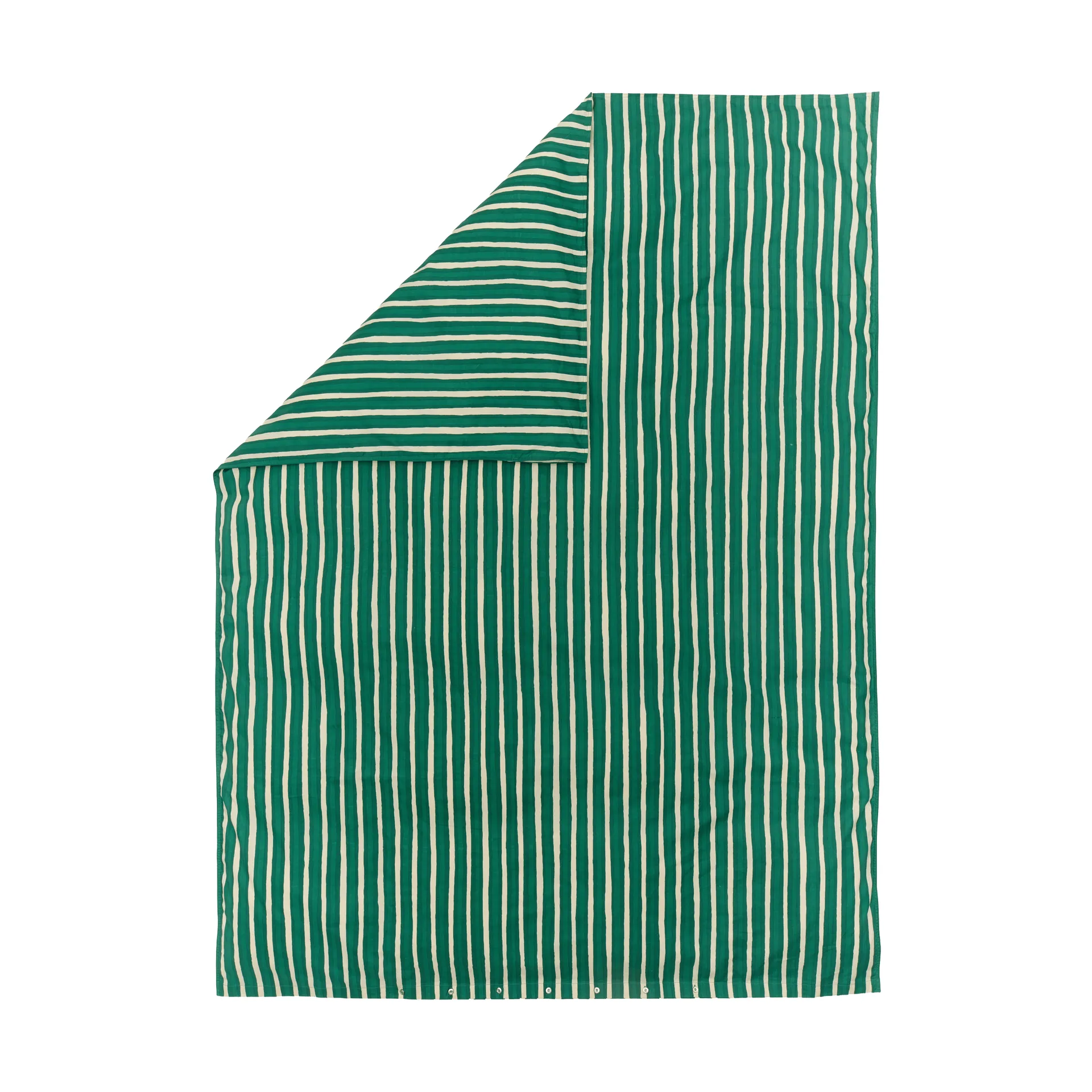 Iso Piccolo dynebetræk, Off white-emerald Marimekko