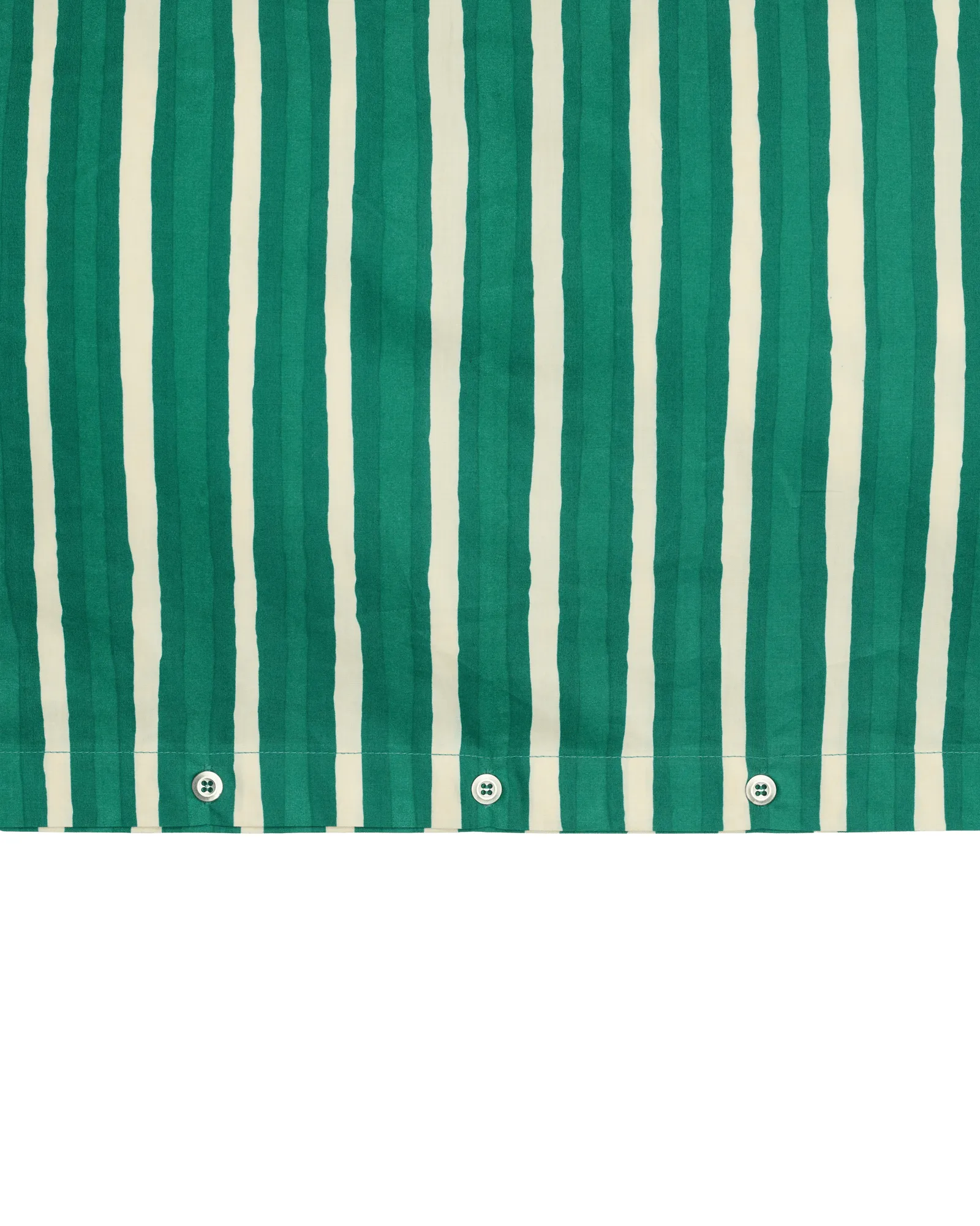 Iso Piccolo dynebetræk, Off white-emerald Marimekko