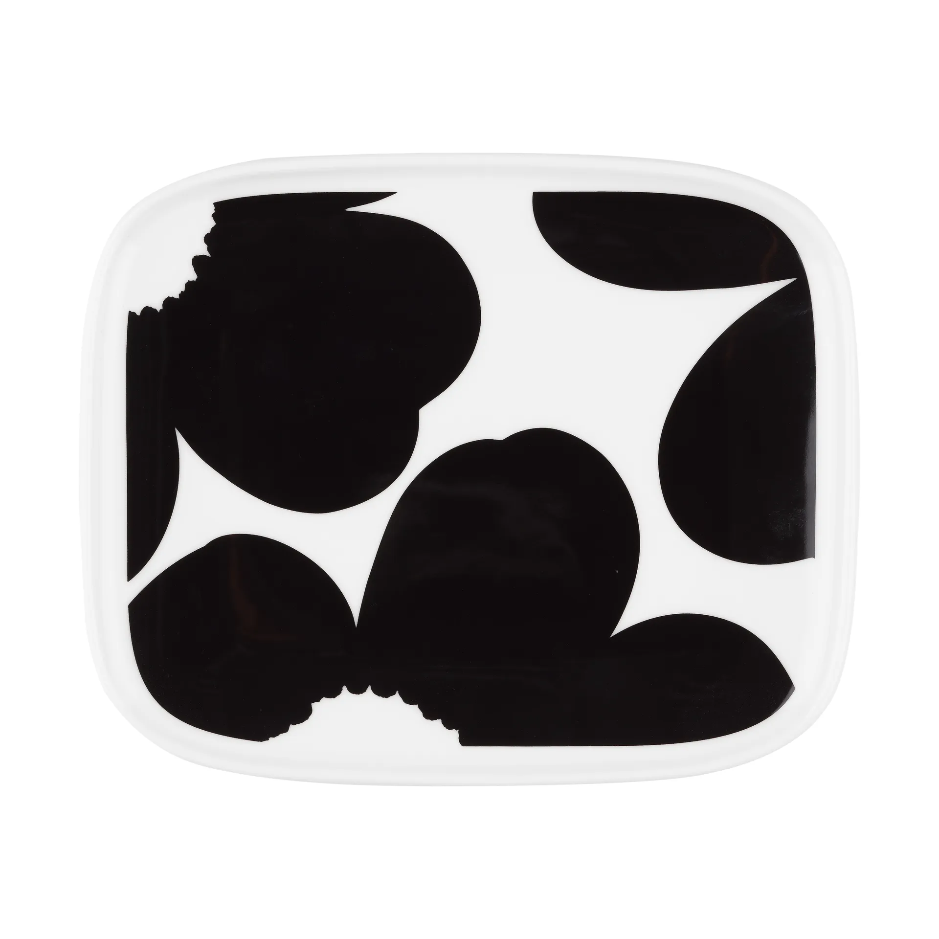 Iso Unikko fad 12x15 cm, White-black Marimekko