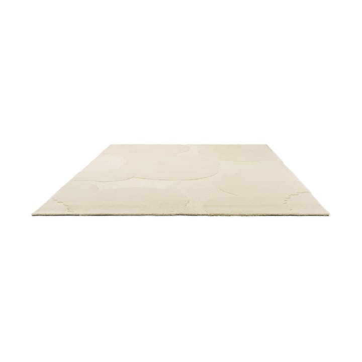 Iso Unikko uldtæppe, Natural White, 250x350 cm Marimekko