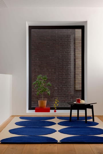 Isot Kivet uldtæppe - Blue, 140x200 cm - Marimekko