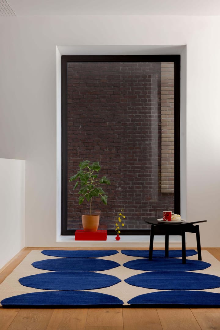 Isot Kivet uldtæppe, Blue, 140x200 cm Marimekko