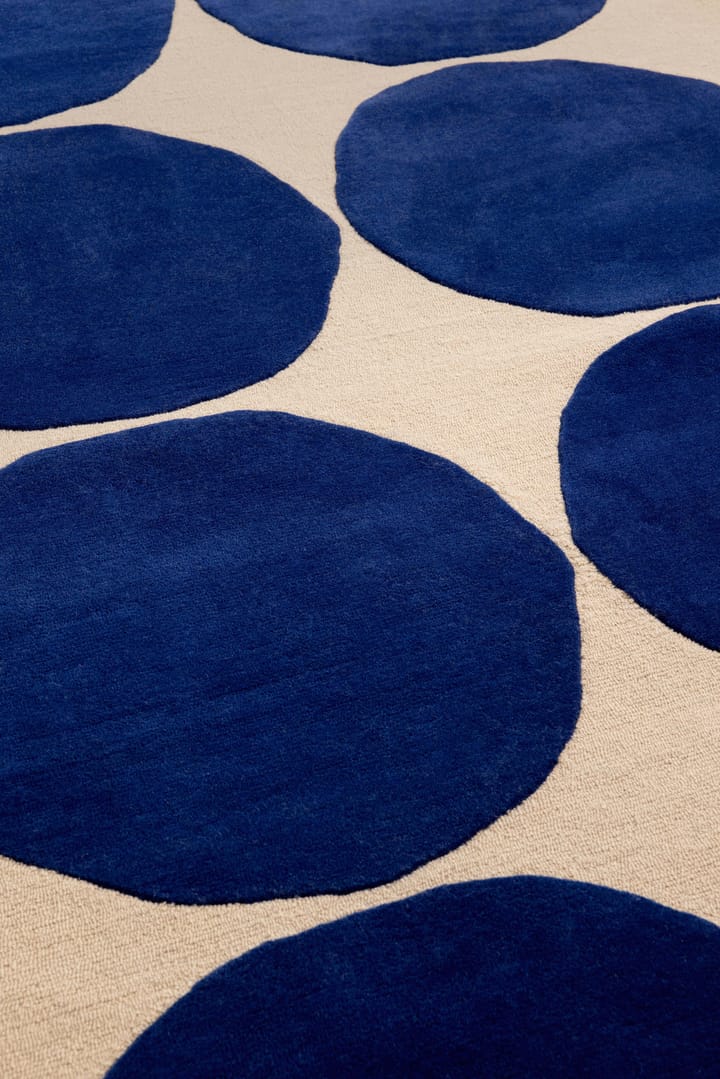 Isot Kivet uldtæppe - Blue, 250x350 cm - Marimekko