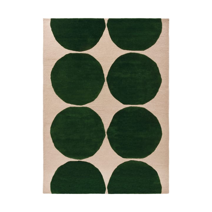 Isot Kivet uldtæppe - Green, 140x200 cm - Marimekko