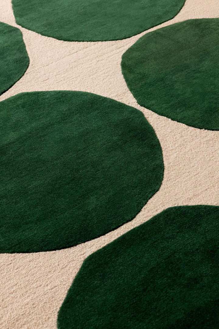 Isot Kivet uldtæppe - Green, 140x200 cm - Marimekko