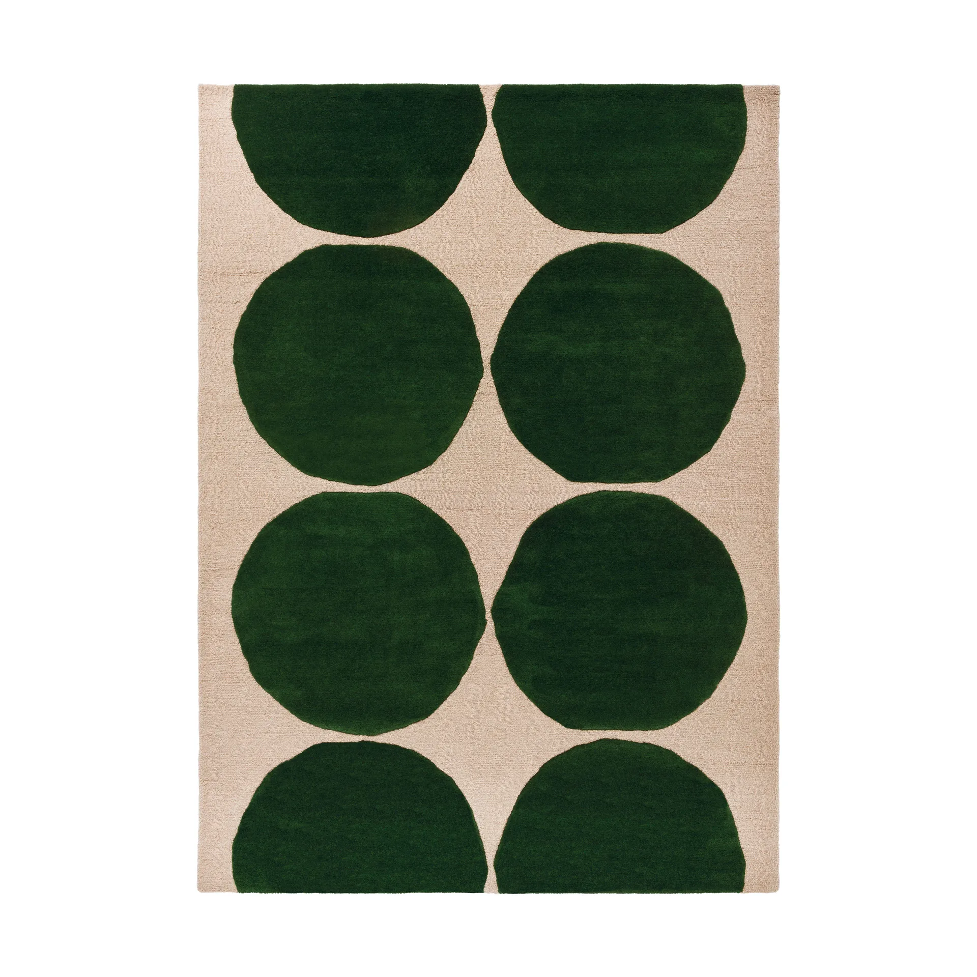 Isot Kivet uldtæppe, Green, 170x240 cm Marimekko