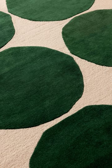 Isot Kivet uldtæppe - Green, 200x280 cm - Marimekko