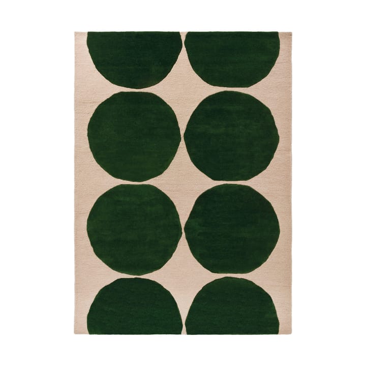 Isot Kivet uldtæppe - Green, 250x350 cm - Marimekko