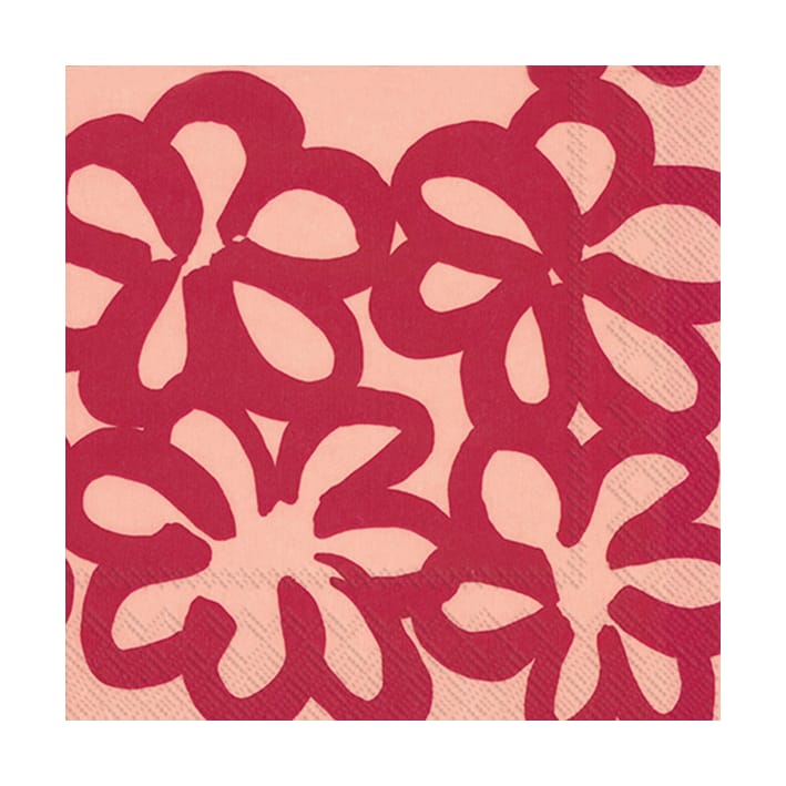 Jättikukka serviet 33x33 cm 20-pak, Rose Marimekko