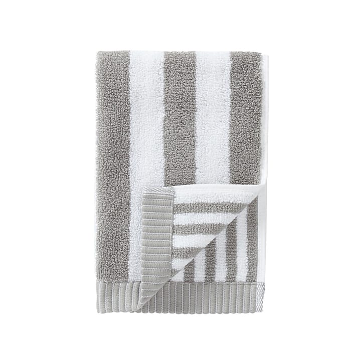 Kaksi Raitaa håndklæde grå - gæstehåndklæde - Marimekko
