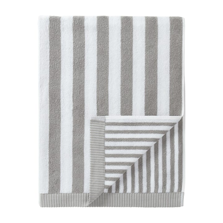 Kaksi Raitaa håndklæde grå - stort håndklæde - Marimekko