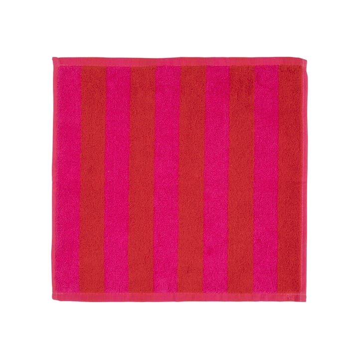 Kaksi Raitaa håndklæde rød - Minihåndklæde - Marimekko