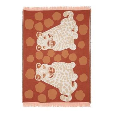 Kaksoset plaid 130x180 cm - Beige/Orange/Brun - Marimekko