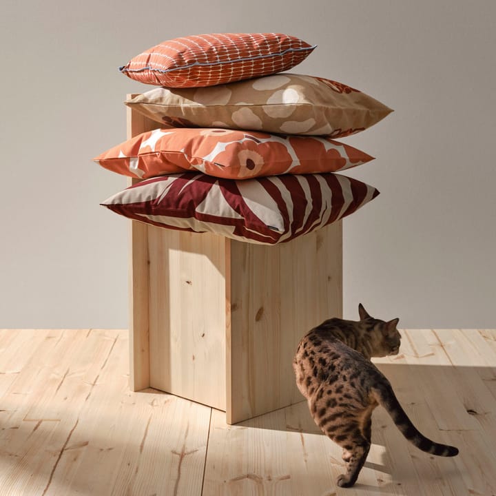 Kaksoset pudebetræk 50x50 cm - Beige/Orange/Brun - Marimekko