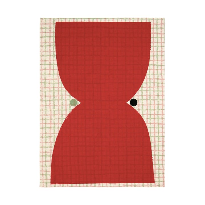 Kalendi & Losange viskestykke 43x60 cm 2 dele - Cotton-red-green - Marimekko