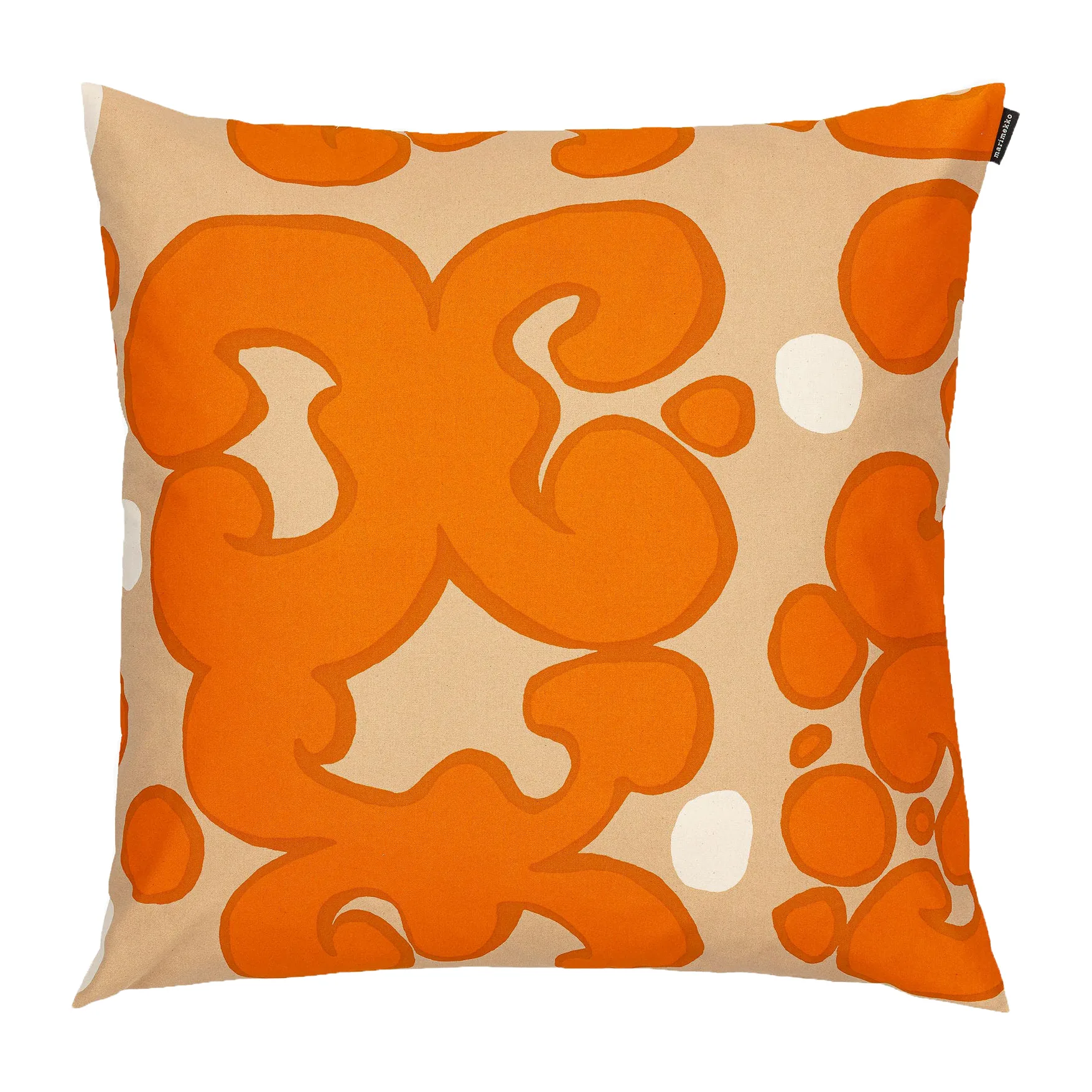 Keidas pudebetræk 50x50 cm, Beige/Orange/Hvid Marimekko