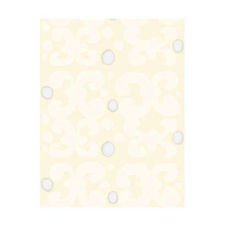 Keidas stof - Chalk-natural white-silver grey-sateen - Marimekko