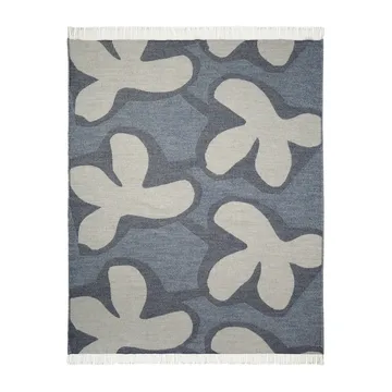 Kevätkiuru uldplaid - Naturhvid/Blå - Marimekko