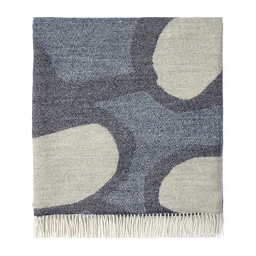Kevätkiuru uldplaid - Naturhvid/Blå - Marimekko