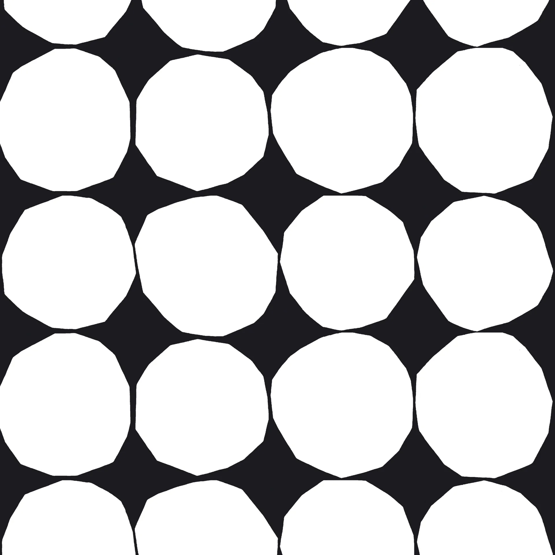 Kivet tekstil, hvid Marimekko