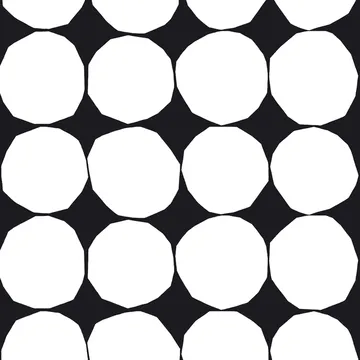 Kivet tekstil - hvid - Marimekko