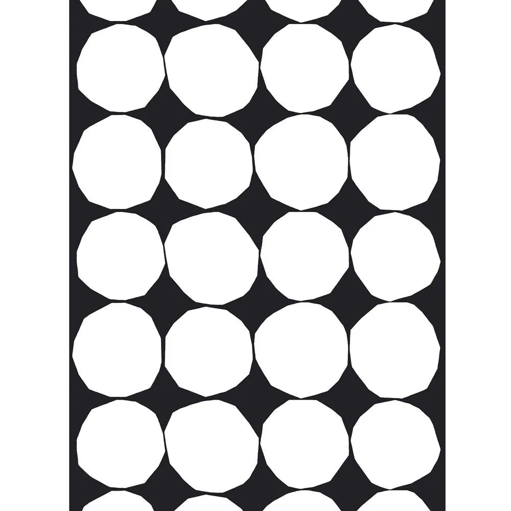 Kivet tekstil, hvid Marimekko