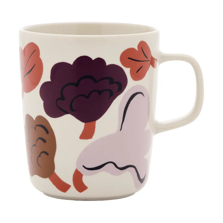Kukasta Kukkaan krus - Stoneware-plum-bronze-terracotta 25 cl - Marimekko