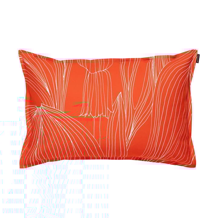 Kukat Puhkeavat pudebetræk 40x60 cm - Tomato red-white - Marimekko