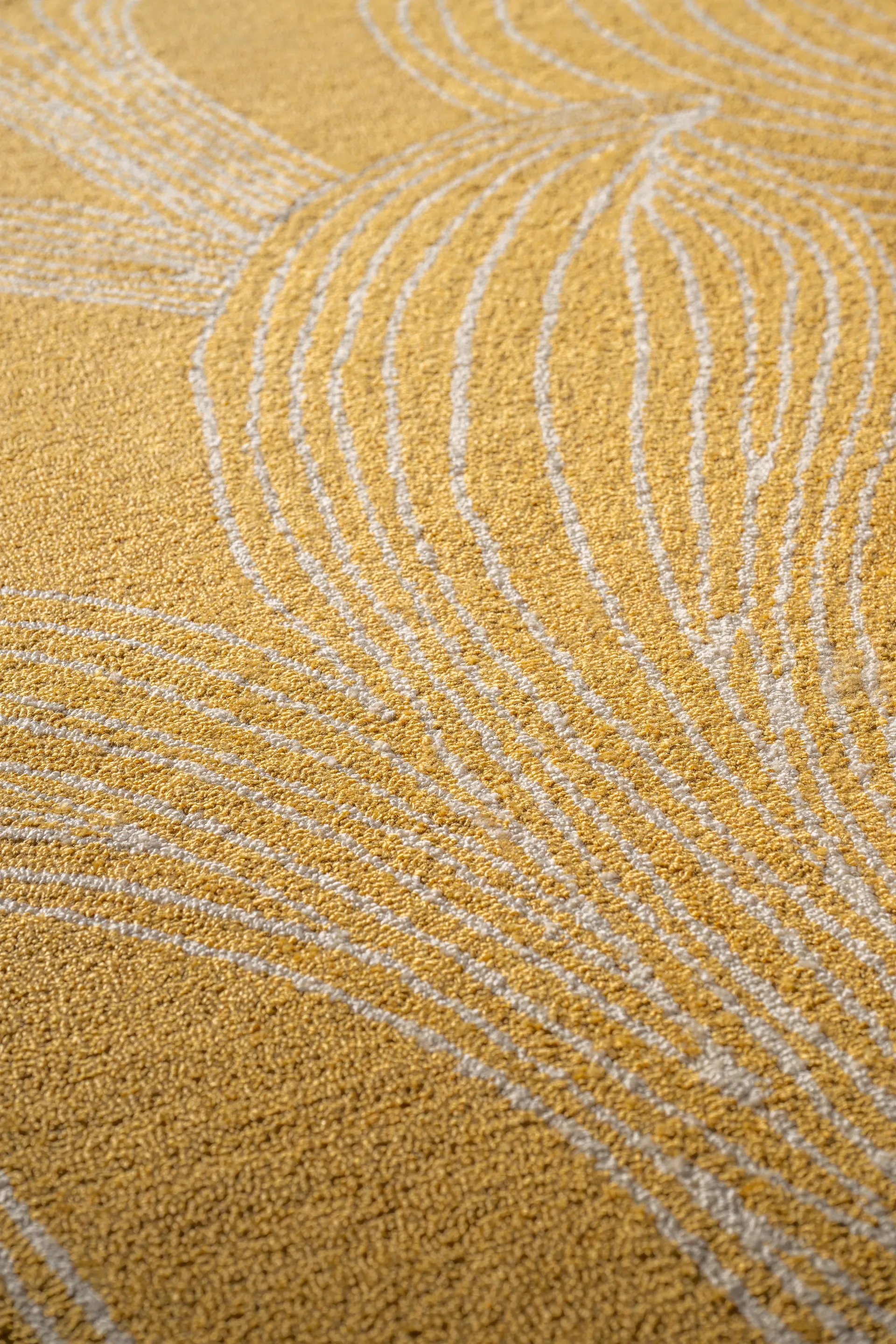 Kukat puhkeavat tæppe outdoor, Straw, 140x200 cm Marimekko