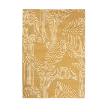 Kukat puhkeavat tæppe outdoor - Straw, 250x350 cm - Marimekko