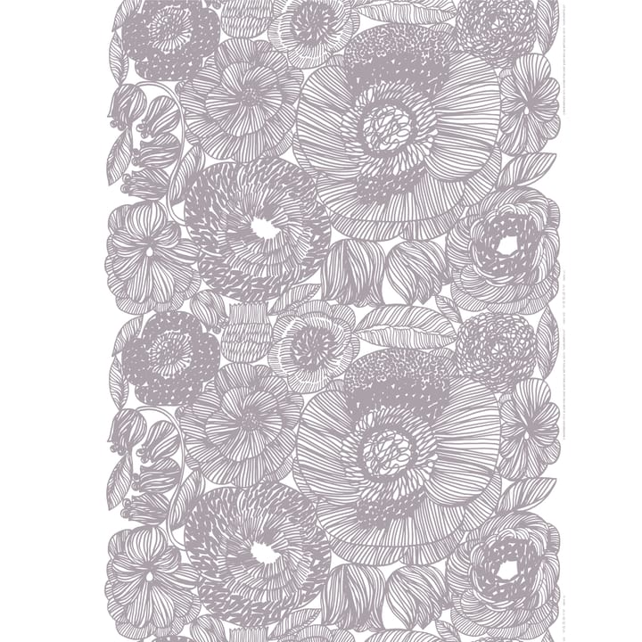 Kurjenpolvi tekstil - grå-hvid - Marimekko